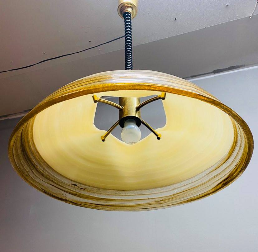 Plafonnier Italie années 70