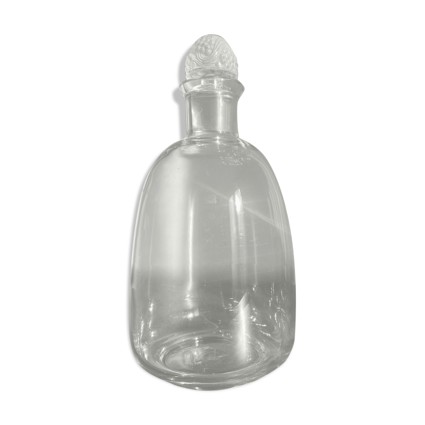 Crystal port decanter by René Lalique around 1925