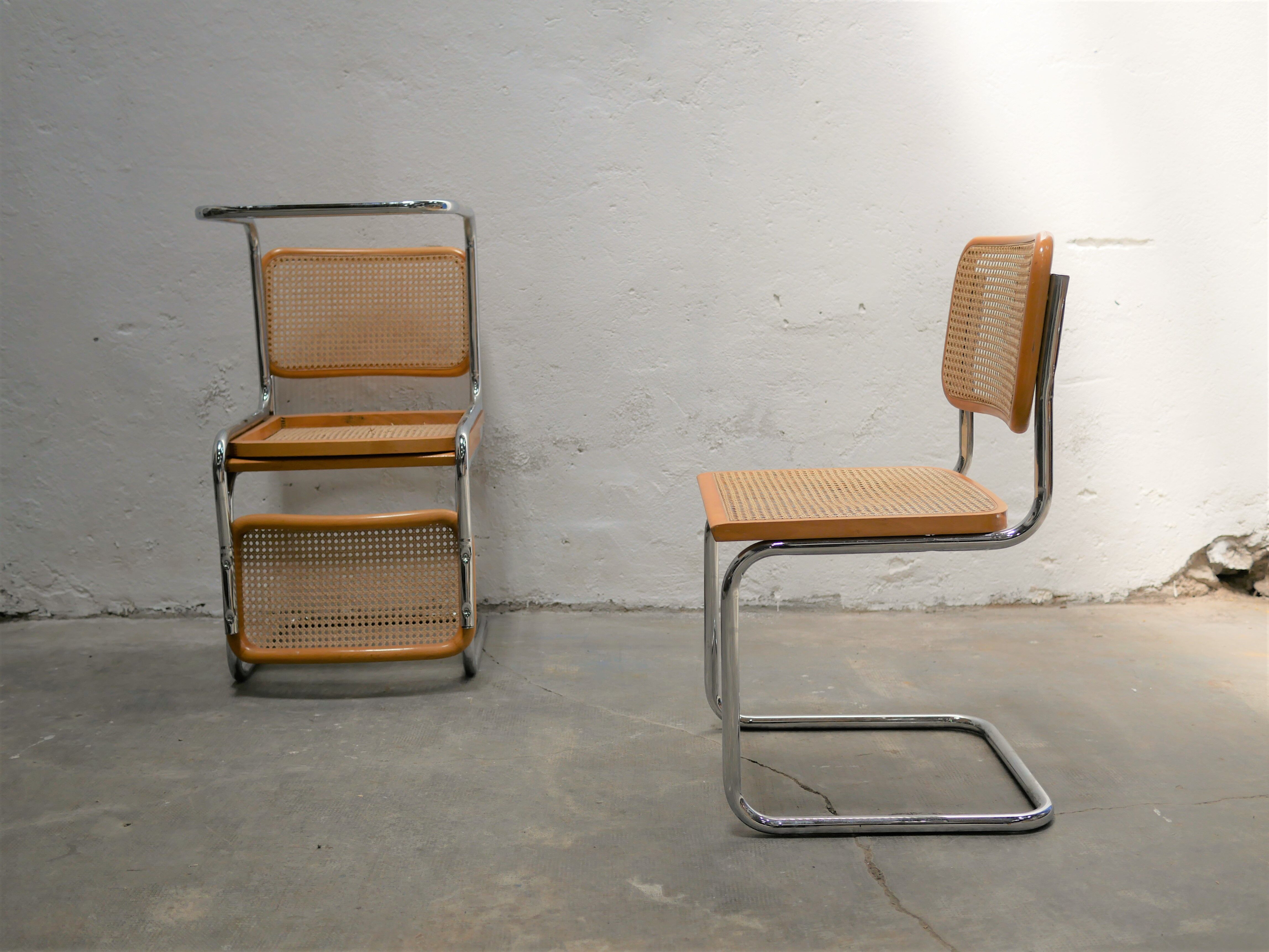 Chair B32 by Marcel Breuer, Made in Italy