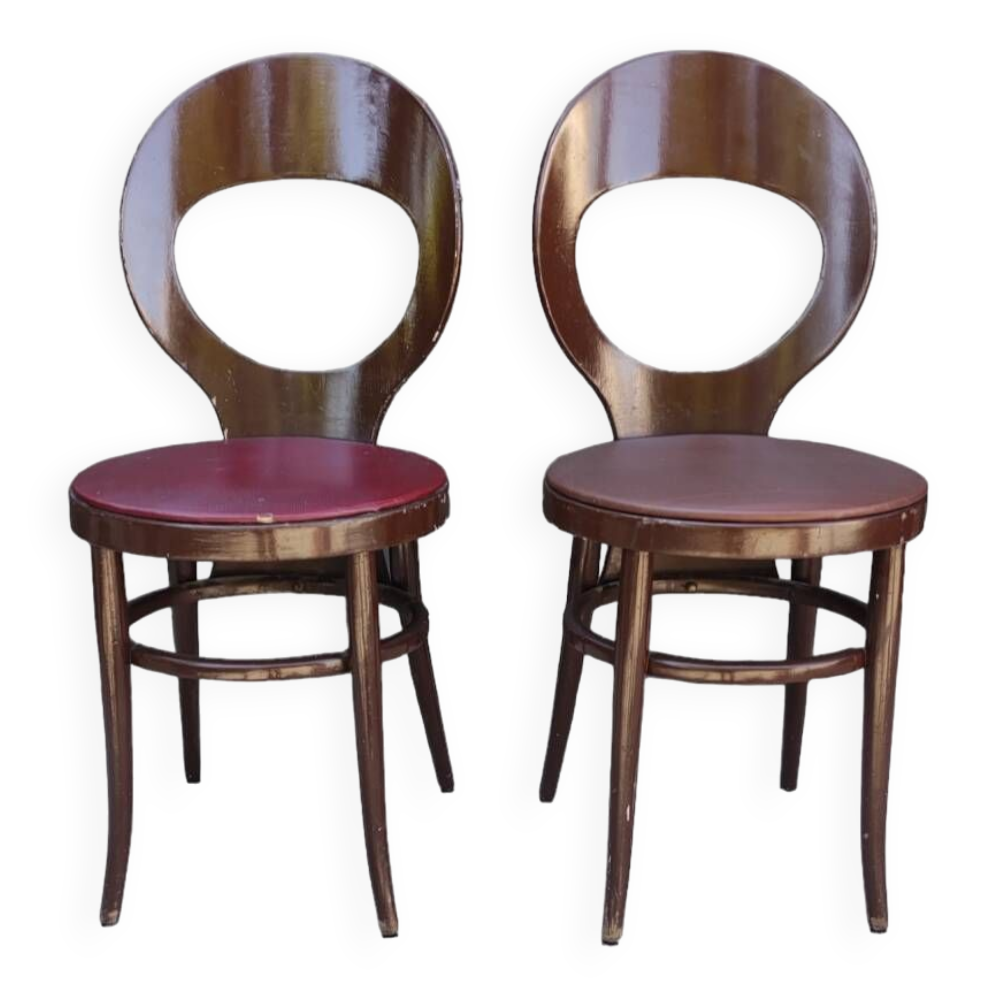 Pair of old Baumann seagull model chairs