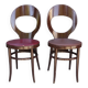 Pair of old Baumann seagull model chairs