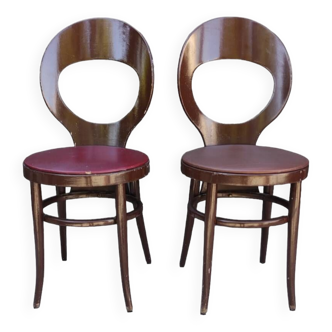 Pair of old Baumann seagull model chairs