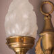 Pair of Wall Lamps with Angels