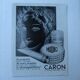 Old advertising Caron , perfumer, 50s