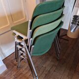 Set of 4 DSC 106 Chairs by Giancarlo Piretti Anonima Castelli, 1965.