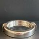 Silver metal ashtray signed christian dior circa 1970