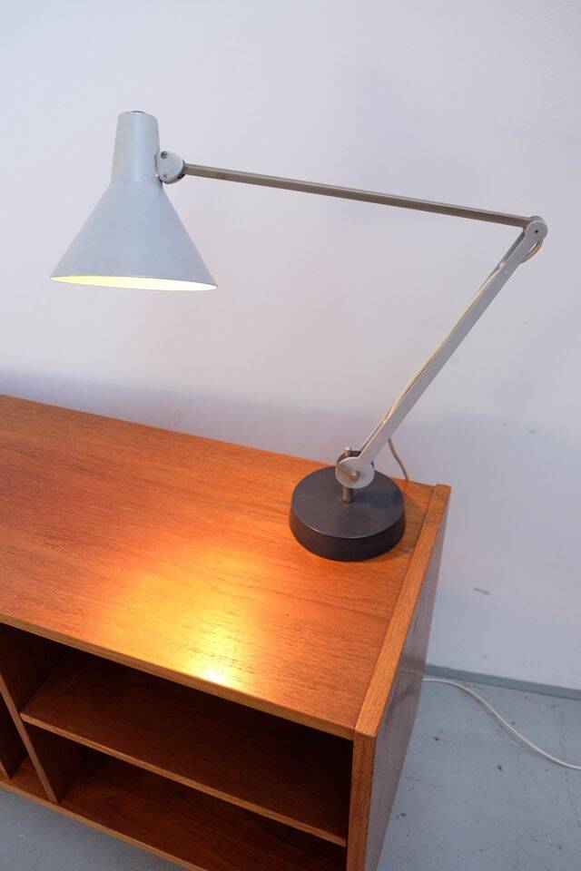 Vintage Kaiser table lamp, 1960s–70s, retro Mid-Century style.