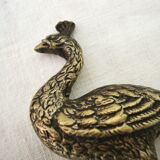 Brass peacock