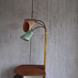 Bar à cocktail muni d'une lampe dans le style Art Déco en noyer