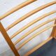 Series of 4 vintage chairs in wood and skaï