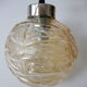 Suspension vintage 1970 bois & verre