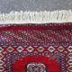 Handmade wool carpet Bukhara Pakistan 118x 61 cm