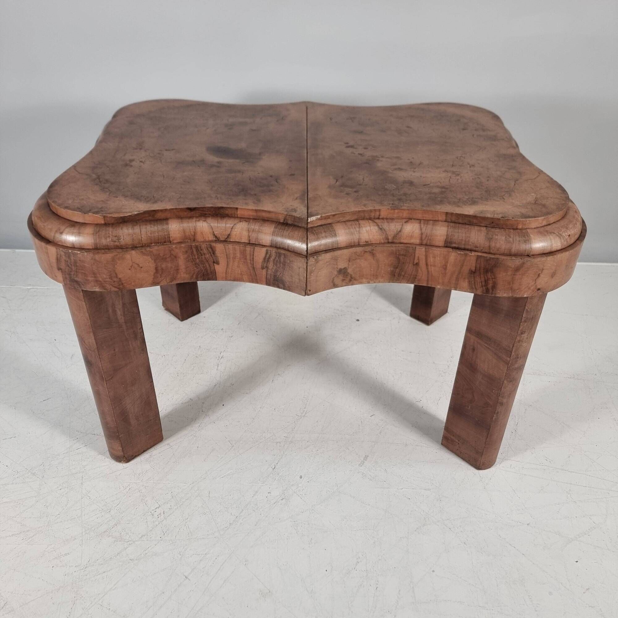 Art Deco Wood Table, 1940s