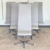Set of 6 Oxford chairs by Fritz Hansen