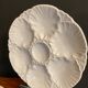 Series of 6 porcelain oyster plates
