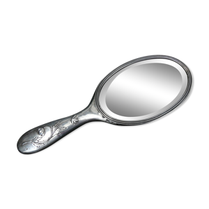 Miroir à main art nouveau