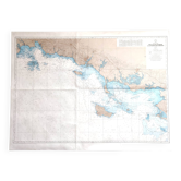 Map of Finistère and the Gulf of Morbihan, west coast of France, 1981