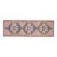 Vintage Turkish Oushak Wool Runner Handmade Wool Runner Rug 123x376