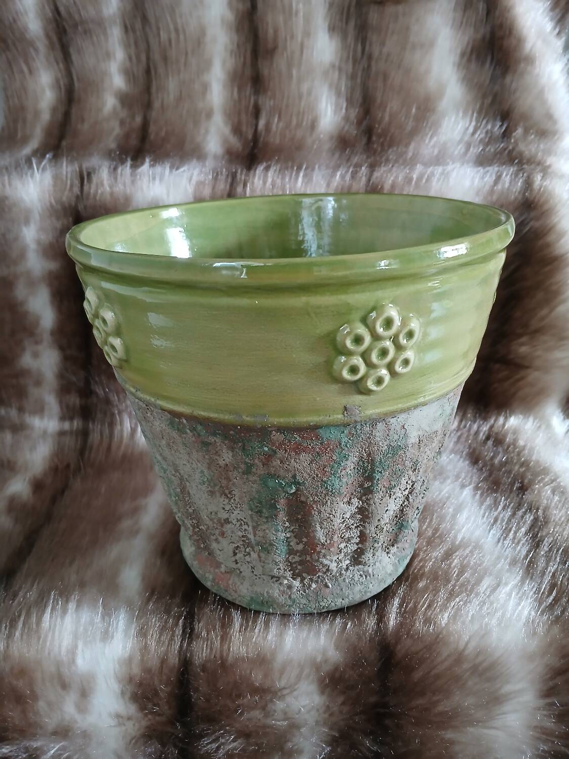 Pot / plant or flower in terracotta