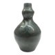 Blue ceramic vase signed AP