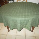 Round tablecloth 184 x 174 green-khaki