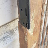 Old teak and wrought iron gate