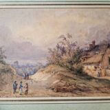 Gaspard Gobaut (1814-1882), watercolorist at the Ministry of War - Watercolor on paper - Landscape