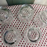 Set of 5 crystal cups