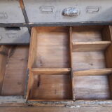 Industrial sideboard with 16 drawers