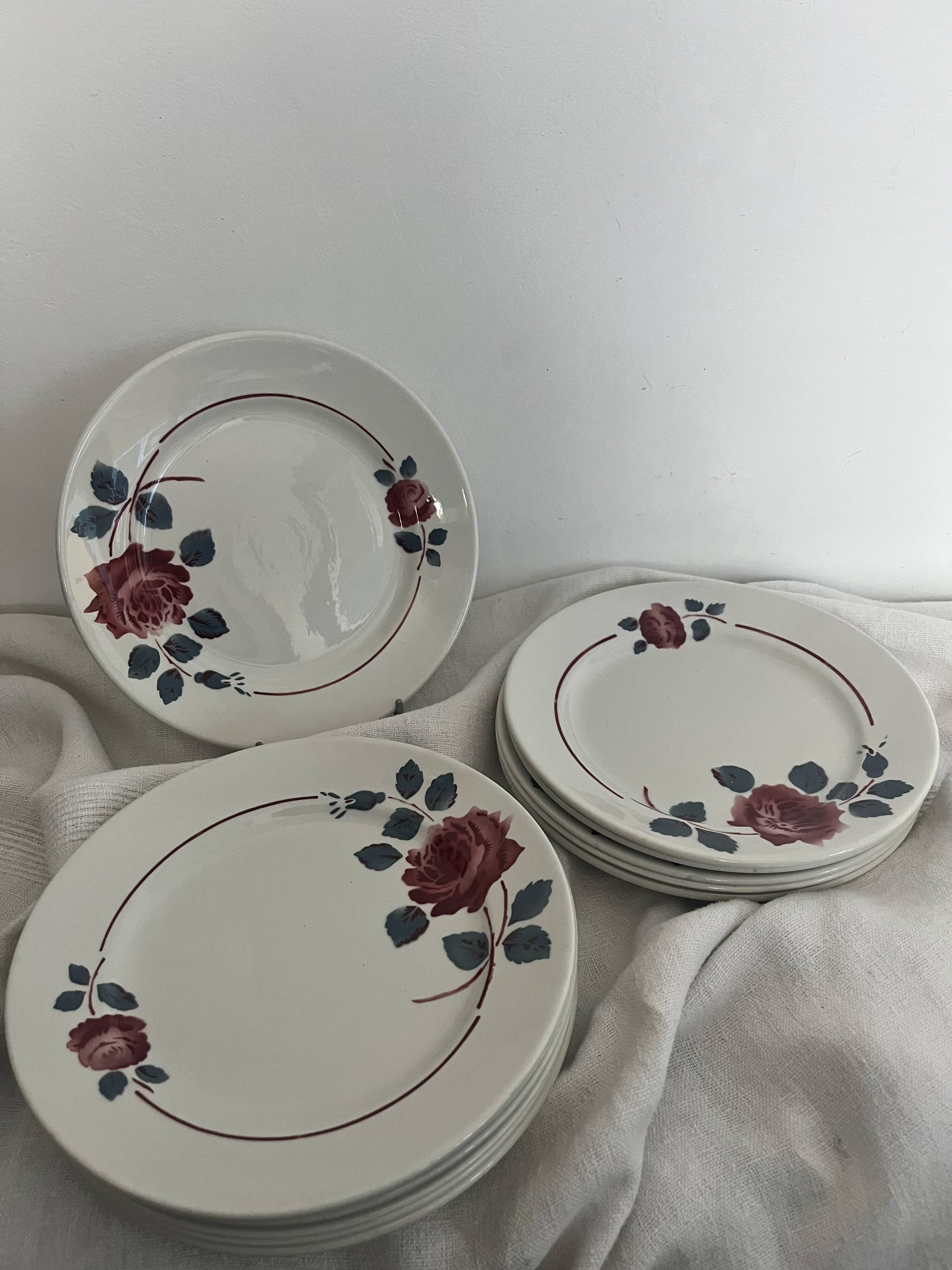 6 flat plates model "Monique" - Badonviller