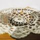 Lace and ceramic catchall