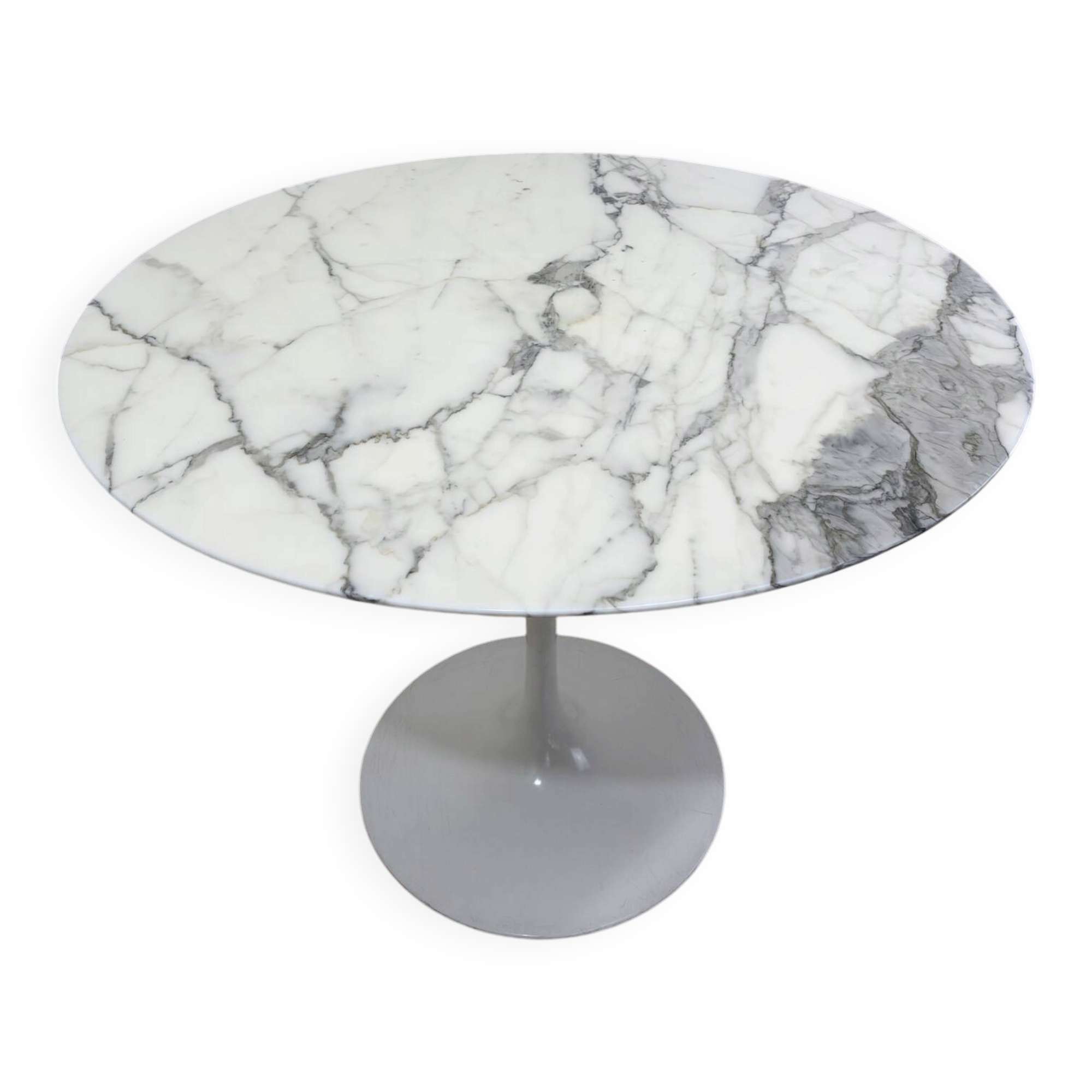 Table Tulip Knoll - marbre blanc - Eero Saarinen 