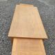 Flat oak desk with drawers, 130×70cms