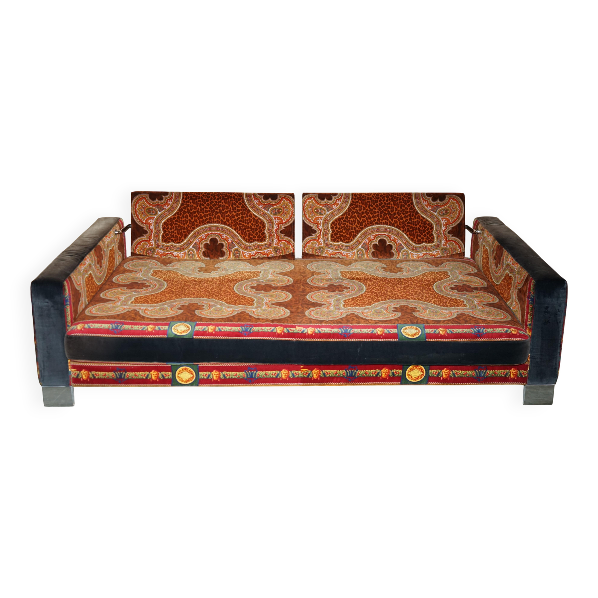 Adjustable canapé Versace 2003 by Ilian Rachov, Art Deco style