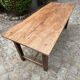 Old Normandy farmhouse table in solid wood – 19th / early 20th century