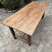 Old Normandy farmhouse table in solid wood – 19th / early 20th century