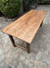 Old Normandy farmhouse table in solid wood – 19th / early 20th century