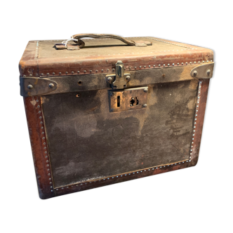 Leather trunk