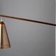 Uno & Östen Kristiansson for Luxus Vittsjö — Teak & Copper Wall Lamp, Sweden, 1960s