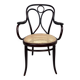 "Angel Back" armchair in bent wood no. 19 by Thonet