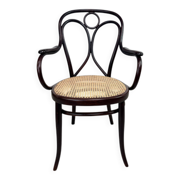 "Angel Back" armchair in bent wood no. 19 by Thonet