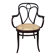 "Angel Back" armchair in bent wood no. 19 by Thonet