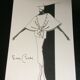 Illustration de mode de presse par Pierre Cardin