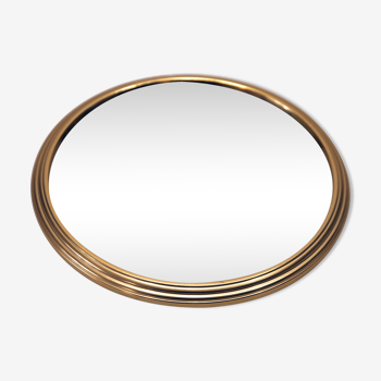 Miroir rond or 23 x 23 cm