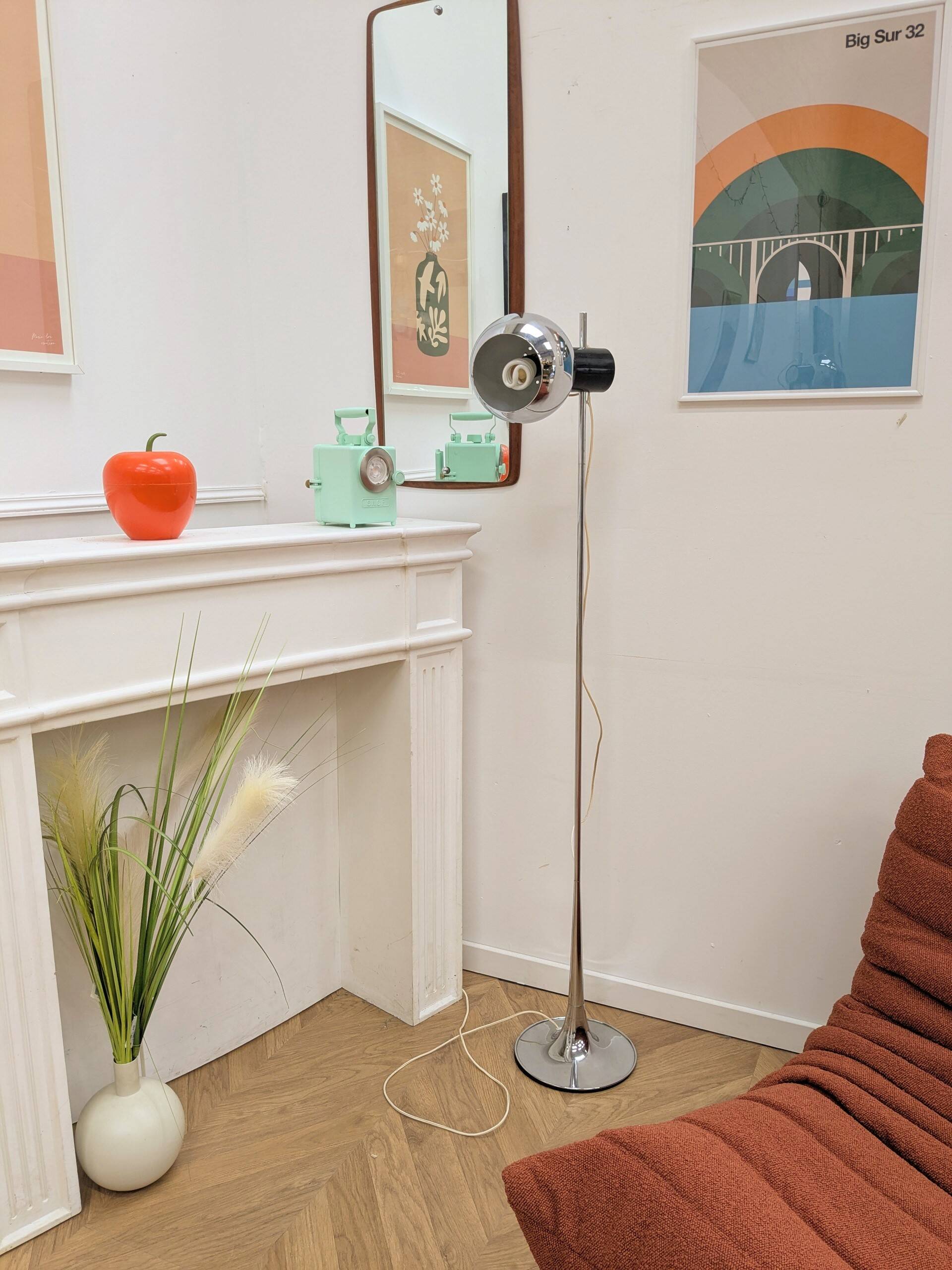 Lampadaire vintage italien par Goffredo Reggiani
