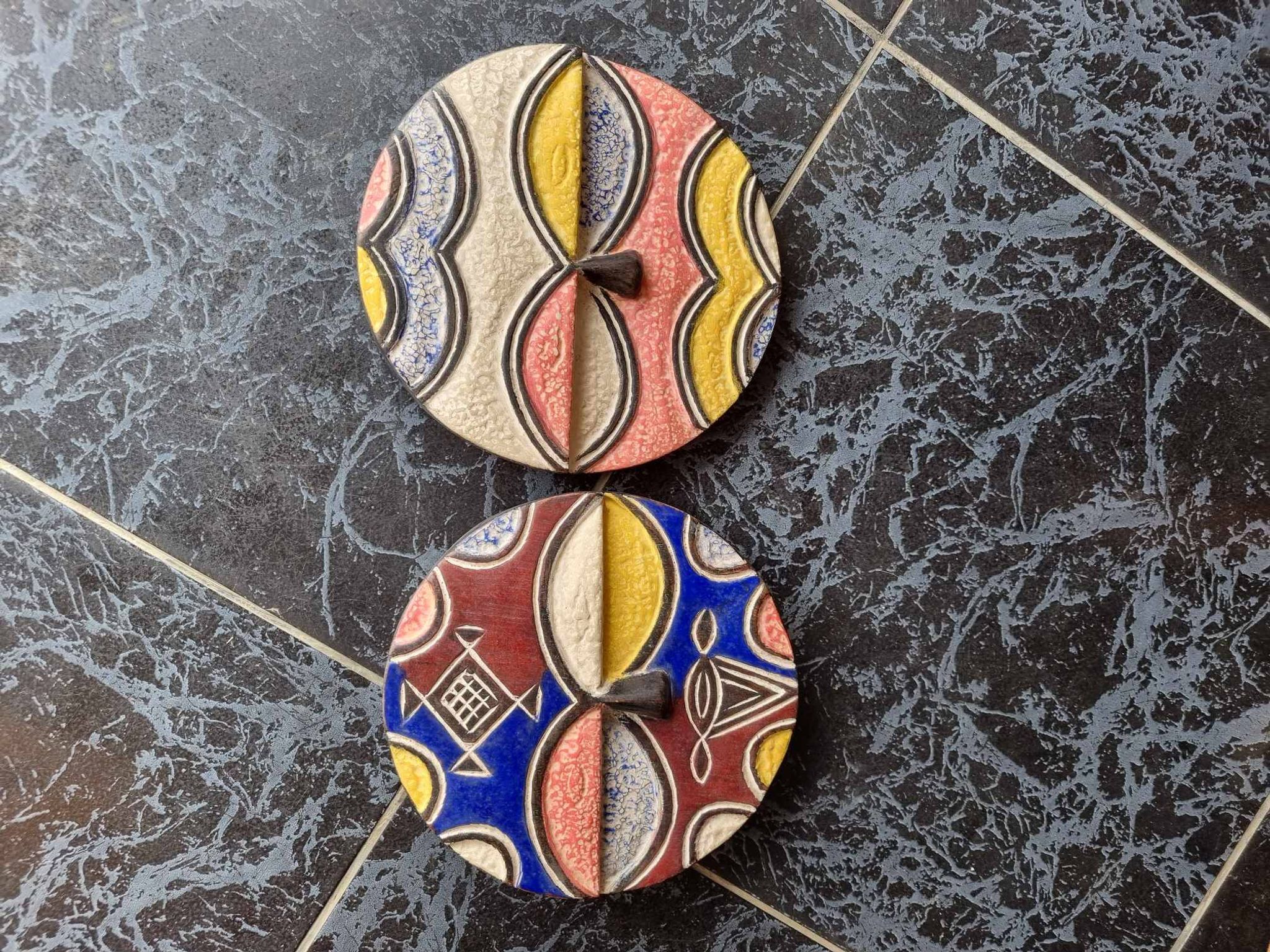 Set of 2 African Batéké masks / Téké masks