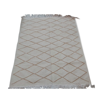 Tapis beige et marron berbère 190x138cm