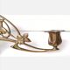 Pleyel art nouveau bronze candle holder