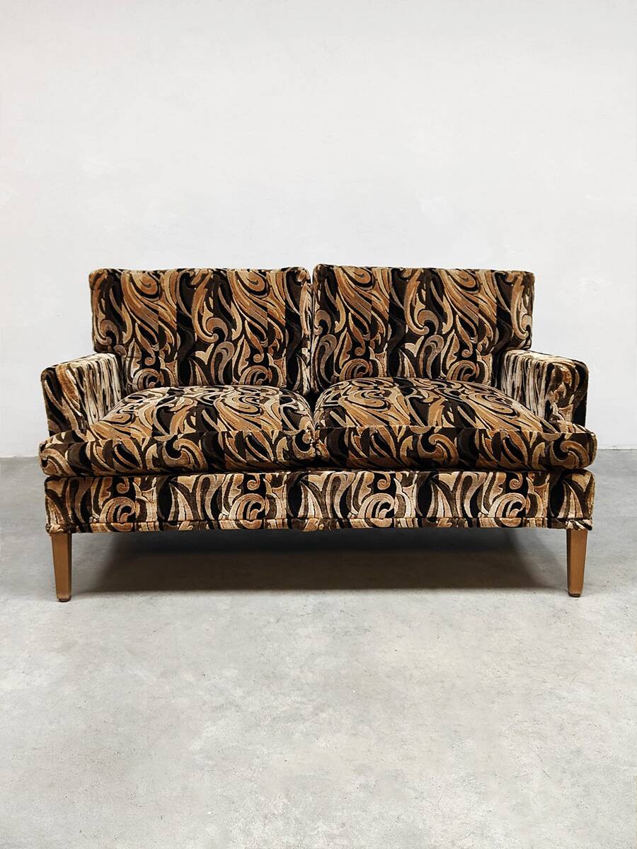 Vintage 60's daybed sofa lounge 'Psychedelic groove'