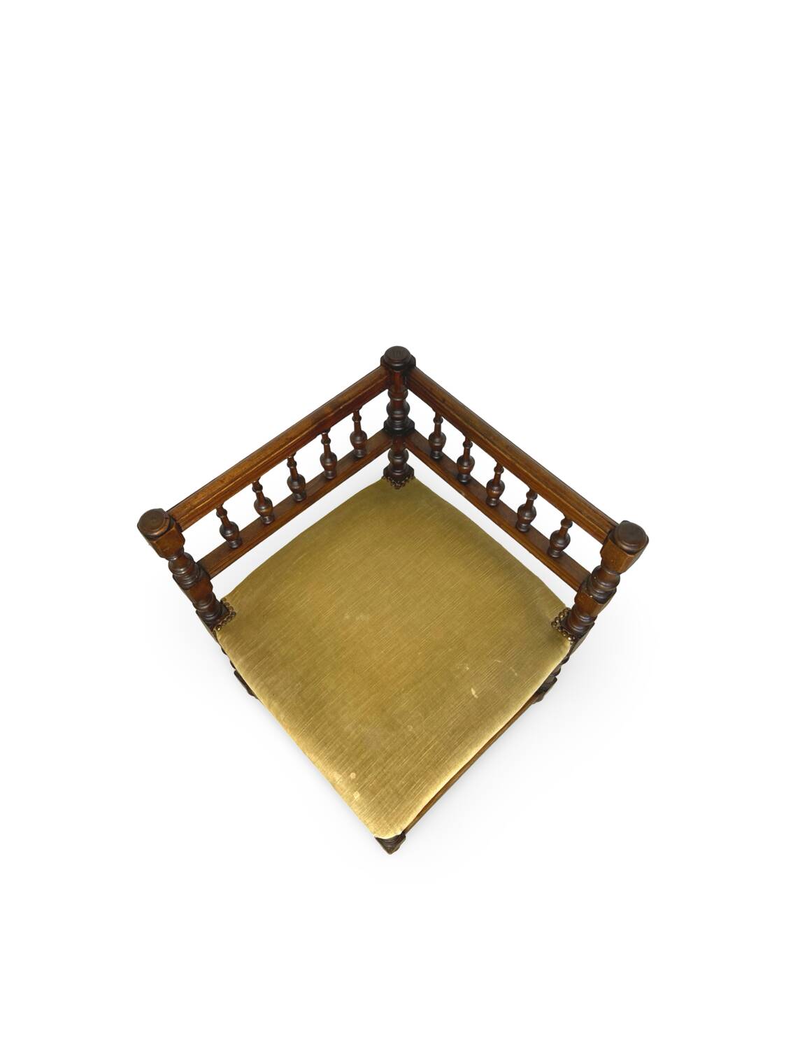 2 chaises et 1 chaise de coin italiennes, années 1950